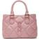 Steve Madden Bmickey Logo Plaque Satchel Bag - Blush