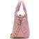 Steve Madden Bmickey Logo Plaque Satchel Bag - Blush