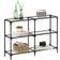 vidaXL 846030 Transparent/Black Konsolbord 30x118.5cm
