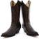 Grinders Leather Western Cowboy Boots - Brown