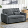 Homcom ME89271478 Dark Grey Sofa 155cm 2 Seater