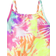 The Children's Place Girl's Rainbow Tie Dye Cutout One Piece Swimsuit - Multi Clr