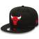 New Era Chicago Bulls NBA Rear Logo 9Fifty Cap Black S/M