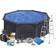 Swim & Fun Uima-allas Basic Ø350x132 cm musta grafiitti