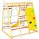 Costway 8 in 1 Wooden Jungle Gym Playset with Slide & Monkey Bars