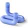 Studio About Wave Milk Blue Ljusstake 10cm