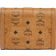 MCM Tracy Trifold Wallet In Visetos Small - Cognac