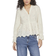 Vila Embroidered Long Sleeved Blouse - Birch