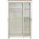 Birlea 3 Door Highgate Cream Wardrobe 111.9x180cm