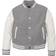 XRay Kid's Wool Varsity Bomber Jacket - Grey/White (BXLJ-83006)