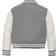 XRay Kid's Wool Varsity Bomber Jacket - Grey/White (BXLJ-83006)