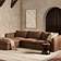 AllModern Margorie Brown Sofa 115" 4pcs 3 Seater