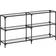 vidaXL 846032 Transparent/Black Konsolbord 30x158.5cm