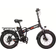 BIGWAY 20" Fatbike Elcykel Black Unisex