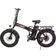 BIGWAY 20" Fatbike Elcykel Black Unisex