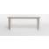 Tojo Bank White/Natural Dining Table 47x120cm