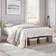 Yaheetech color Metal Bed Frame White 95x200cm