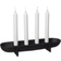 Ernst Advent Black Candlestick 5.5cm