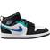 Nike Jordan 1 Mid SE PS - Black/White/Hyper Jade/Siren Red