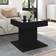 vidaXL Chipboard with LED Black Soffbord 50x50cm