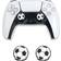 Shein Football Themed Joystick Hat Silicone Cap, ONE 360 Mushroom Head Button Soft Rubber Cap
