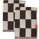 Mette Ditmer Retro Håndklæde 40x55 cm 2-pak Chocolate Gæstehåndklæde Brun