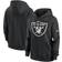 Nike Women's Black Las Vegas Raiders Team Logo Club Fleece Pullover Hoodie