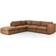 AllModern Margorie Brown Sofa 112.8" 5pcs 5 Seater