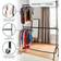 House of Home Garment Black Clothes Rack 152x218cm