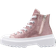 Converse Little Kid's Chuck Taylor All Star Lugged Glitter High Top - Blush Hush Pink/White