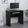 Home Source Newport Space Saving Black Writing Desk 48x80cm