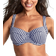 Panache Olivia Full Cup Bikini Top - Navy Gingham