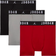 Nike Big Kid's Jordan Flight Dri-FIT Poly Boxer Briefs 3-pack - Gym Red (9J0629-H24)