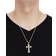 Macy's Nugget Crucifix Pendant Necklace - Gold/White Gold