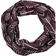 Women's Arrow Patterned Infinity Zipper Pocket Scarf - Maroon