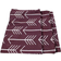 Women's Arrow Patterned Infinity Zipper Pocket Scarf - Maroon