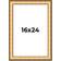 CustomPictureFrames Gold Plein Aire Solid Wood Monza Photo Frame 16x24"