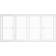 Klarvinduer BH4-8_138 Trä Sidohängt fönster 2-glasfönster 157x40cm