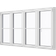 Klarvinduer BH4-8_138 Trä Sidohängt fönster 2-glasfönster 157x40cm