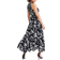 Anne Klein Petite Smocked Bodice Tiered Maxi Dress - Black