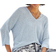 Heine V-Neck Sweater - Light Blue