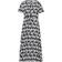 Street One Printed Midi Dress - Black