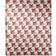 Designs Direct Creative Group Floral Pattern Woven Blankets White, Red (152.4x127cm)