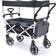 Creative Outdoor Distributor Push Pull Stroller Wagon for Kids, 150lbs Weight Capacity, All-Terrain Collapsible Folding Cart with Canopy, Garden, Tailgate, Camping, Park, Beach