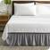 Bare Home Ruffled Wrap Valance Sheet Gray