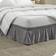 Bare Home Ruffled Wrap Valance Sheet Gray