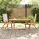 vidaXL Folding Garden Chairs 2 Garden Dining Chair