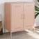 vidaXL Seel Pink Sideboard 68x79cm