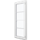 Klarvinduer TD1-4K_138 Trä Sidohängt fönster 2-glasfönster 70x175cm