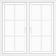 Klarvinduer BH2-12_138 Trä Sidohängt fönster 2-glasfönster 80x60cm